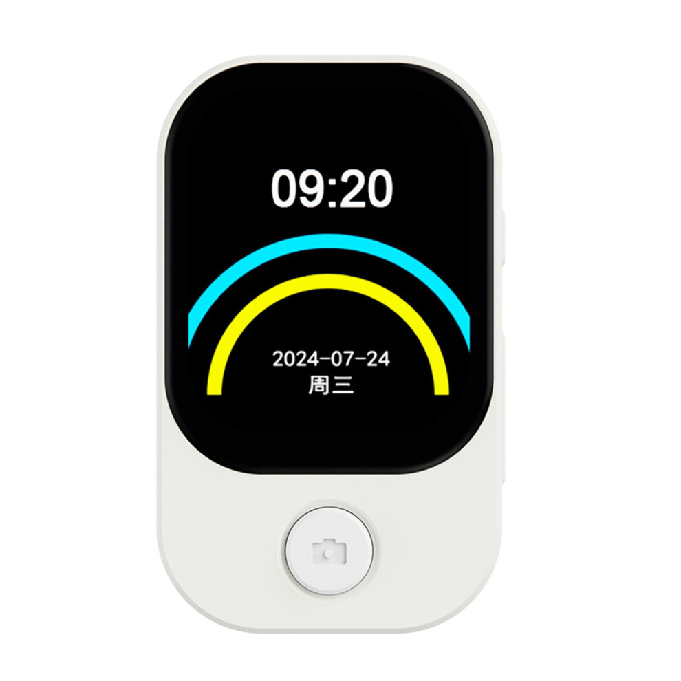 Touchscreen Mp3 Player With 2.01 Inch Display, Portable Music Player, Intelligent Noise Reduction, Speaker, E-Book Feature, White 9016109731173