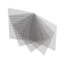 25pcs Stainless Steel Mesh Fish Tank Moss Net Pads 10x10cm for Aquarium Decoration - Silver Color