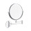 Wall Mounted Makeup Mirror 8" 3X Magnification, Dual-Sided, Black or Silver 3