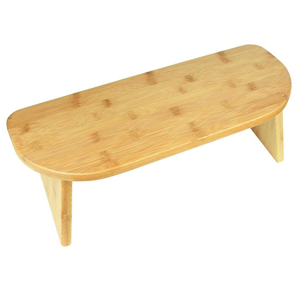 Meditation Stool Ergonomic Wooden Kneeling Bench Foldable 50x19x18.5cm for Tea Prayer and Healthier Sitting Posture