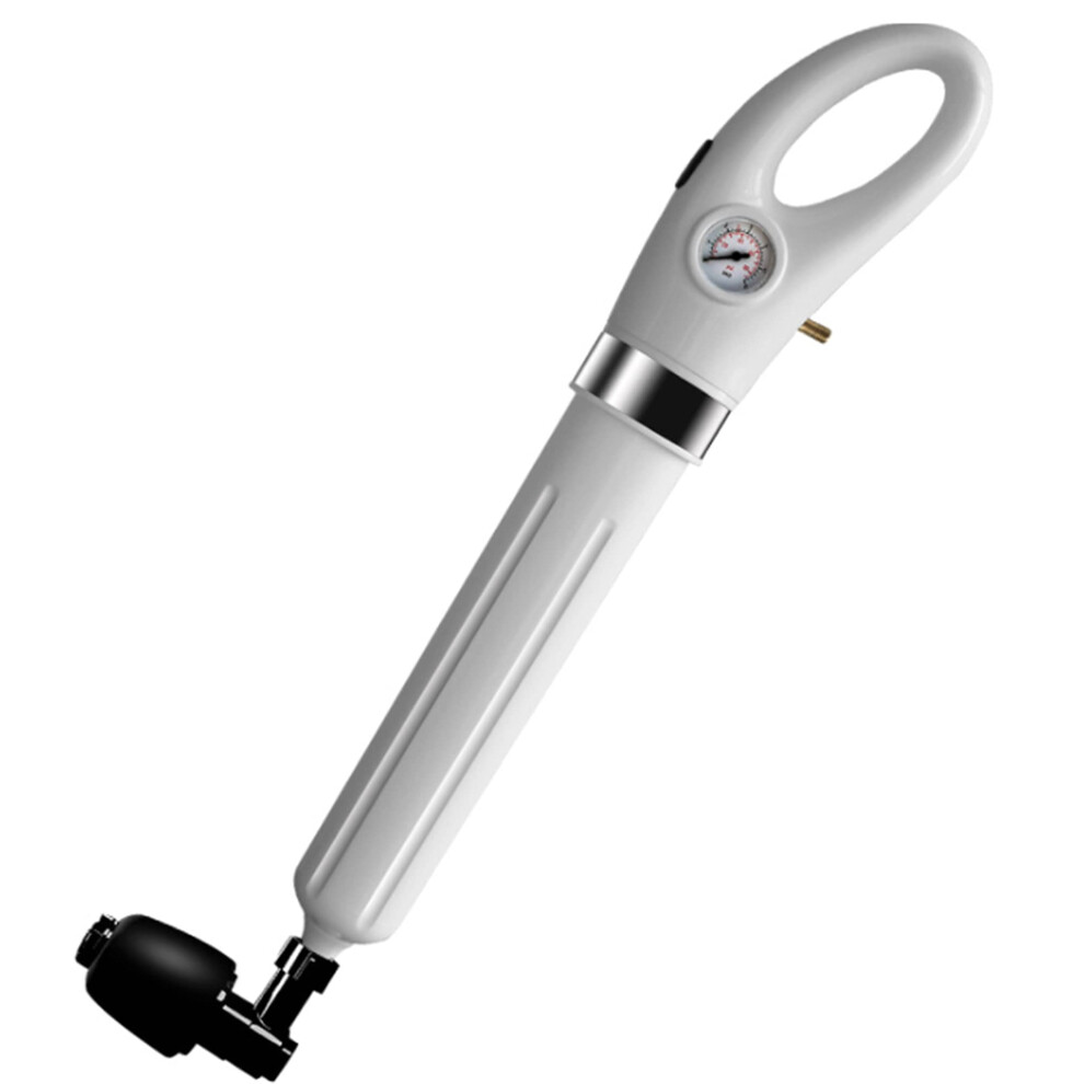 Pneumatic Blowdown Spray Gun White High Pressure Cleaning For Clogged Pipelines Sink Plunger Bottle Opener-image-OPC-PKDKWHP-NEW