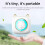 Mini Printer Bluetooth Wireless Portable Printer for Label and Photo Printing, ABS Material, Compact Size 5