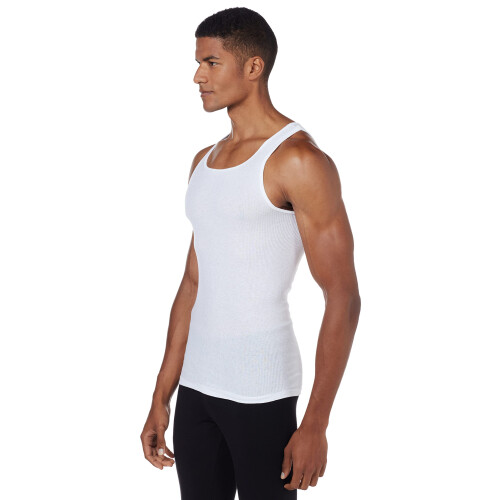 Hanes Ultimate Ανδρικό T-Shirt χωρίς Ετικέτα-Πολλαπλά Πακέτα και Χρώματα, 7 Πακέτο, XX-Large 1