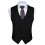 Enlision Herren-Anzugweste, Business-Weste, formelle Weste, einfarbig, Weste fr Anzug oder Smoking 2