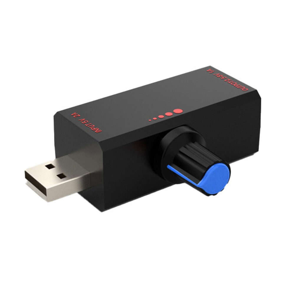 Usb Fan Speed Controller With Stepless Adjustment For Desktop And Laptop Fans, Ideal For Bird Bath, Water, And Flowers 6038364239761