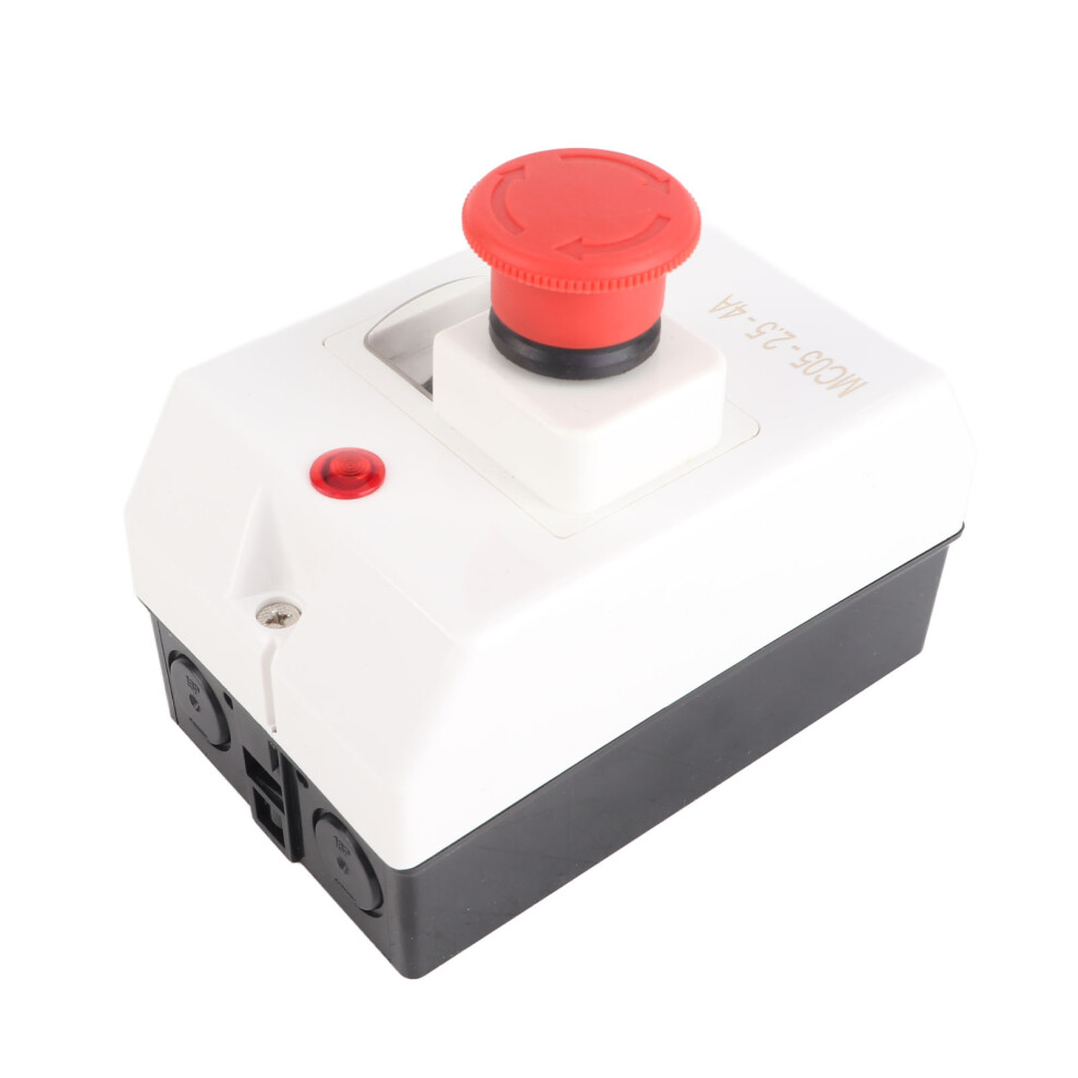 Waterproof Motor Protector Circuit Breaker 2.5-4A Ip55 With E-Stop & Signal Lamp 4601348056375