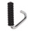 Fitness Handle Grip - Universal Silver C Shaped Rubber Training Pull Bar for Home Gym Workouts, Durable Non-Slip Design 1