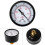 50mm Dial Size Vacuum Manometer 1/4" BSPT Thread-White 4