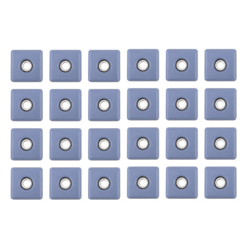 24Pcs 30mm Platz Stuhl Bein Protektoren Möbel Gleitschutz
