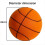 Stille basketbal dribbelen binnen, binnentraining schuimbal 5