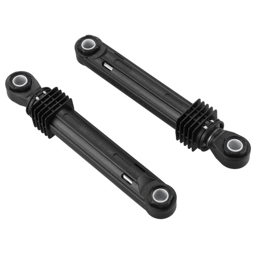 2 Pcs 100N Machine Washer Front Load Black Plastic 2