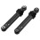 2 Pcs 100N Machine Washer Front Load Black Plastic 1