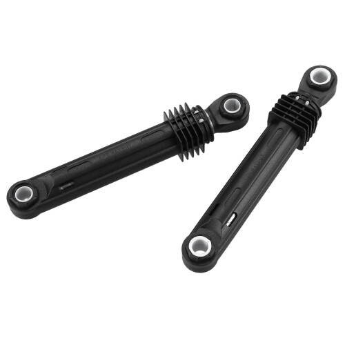 2 Pcs 100N Machine Washer Front Load Black Plastic 1
