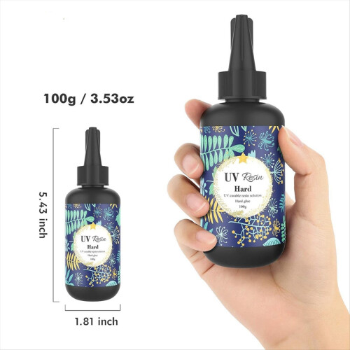 UV Resin-Crystal Clear Hard Type Glue Ultraviolet Curing Epoxy Resin 2