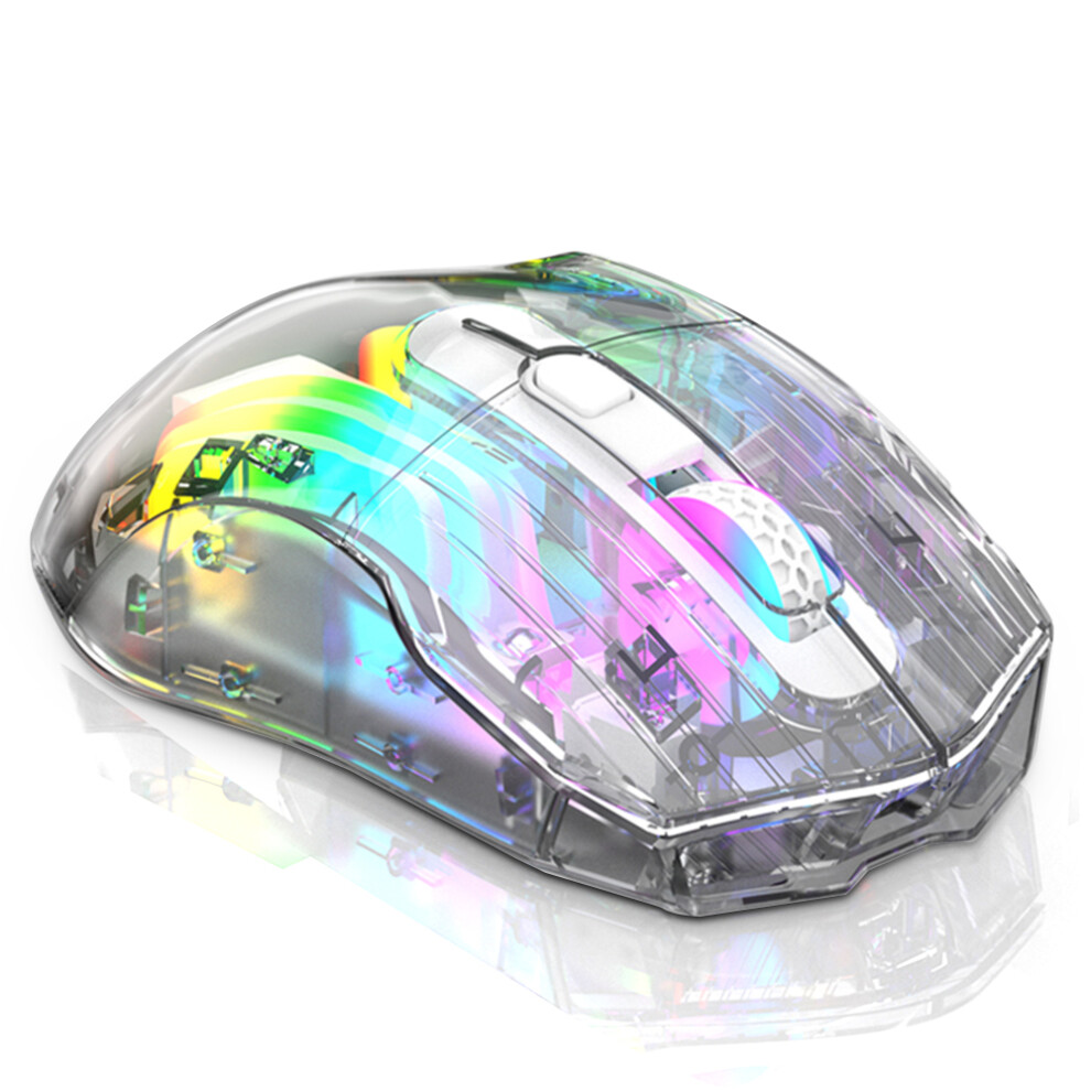 3600Dpi Tri-Mode Gaming Mouse Rgb 30-Day Battery Ergonomic Light 8401348073305