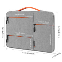 Waterproof 13/14/15-Inch Multi-Size Laptop Sleeve with 4-Layer Protection and Storage