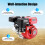 7.5 HP 4-Stroke Gasoline Engine,Petrol Engine,Gas Engine,Hand-Pulled 7