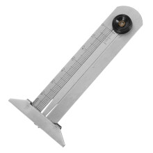Tire Depth Gauge Tool for Cars and Motorcycles, Compact Stainless Steel Dial, Accurate Tread Depth Measurement for Safe Driving