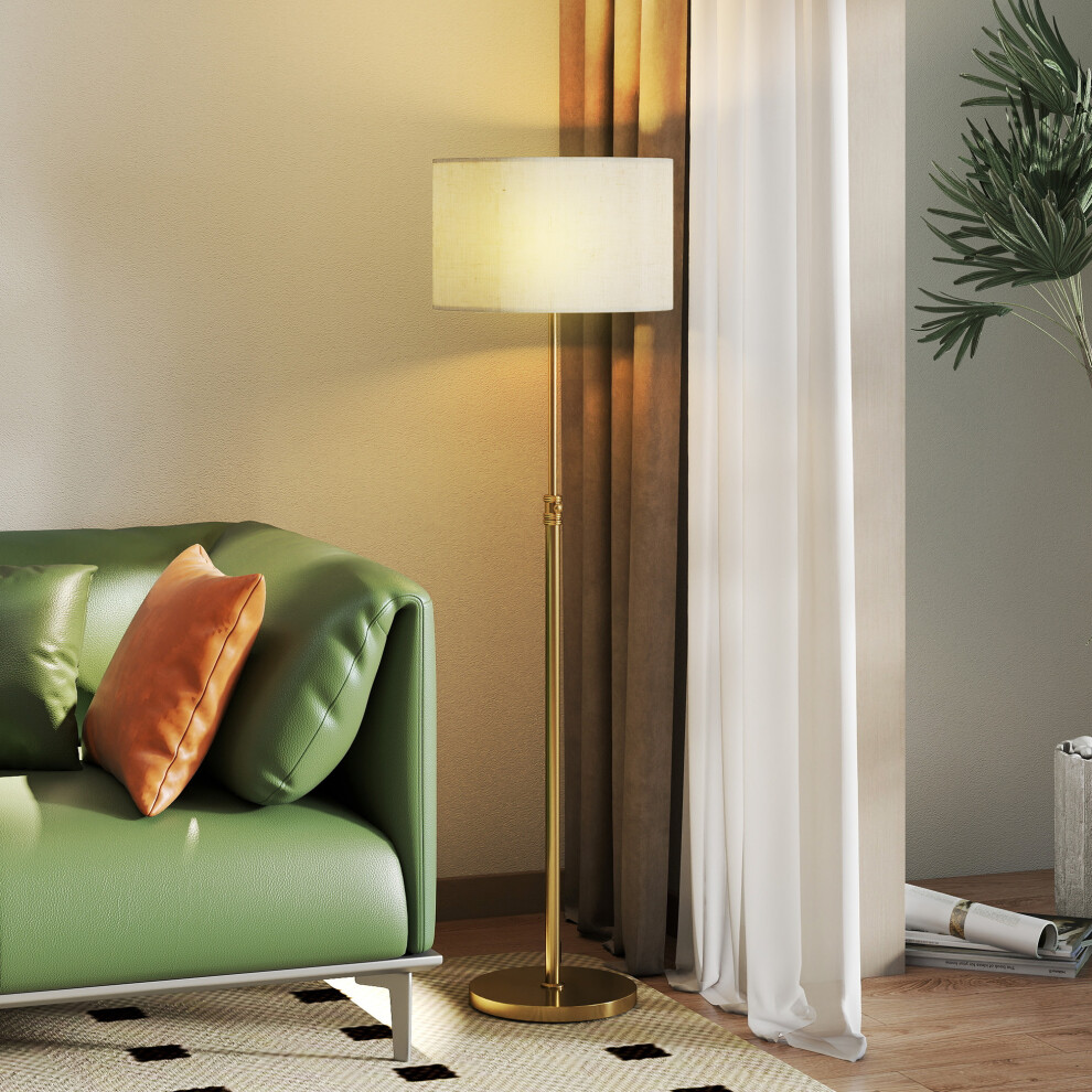 Homcom Modern Dimmable Standing Lamp With Adjustable Colour Temperatures