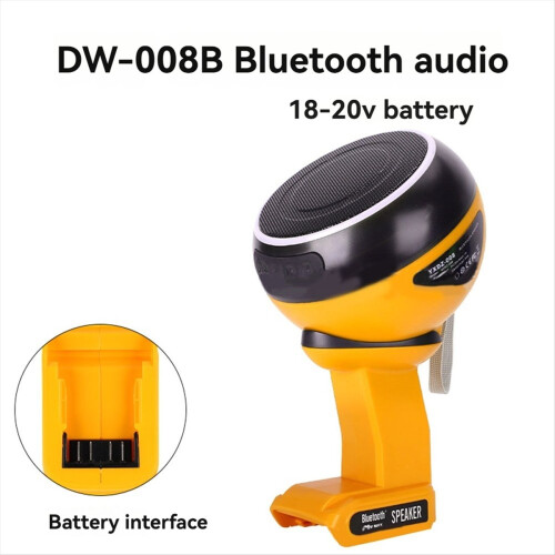 Ηχείο Bluetooth HIFI για μπαταρία 18V-20V με ήχο RGB 1