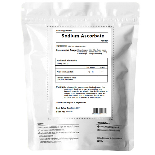Sodium Ascorbate 100g Powder - High Grade Buffered Vitamin C 1