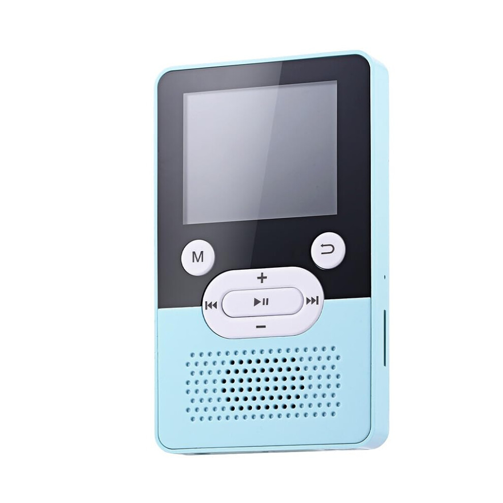 Mp3 Player 4Gb Tooth-Compatible Portable Music Player With Fm Radio Stopwatch Pedometer Jpg Bmp Gif, Blue 6038364241221