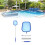 Pool Cleaning Net with Pole, 5 Sections, Metal & Mesh for Pool Maintenance 11