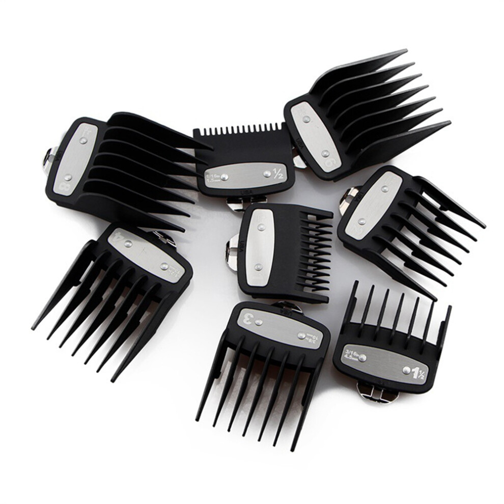 NeznaäKovã© For Hair Clipper Guide Comb Cutting Limit Combs 8Pcs Clippers