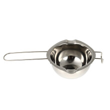 Wax Melting Pot Heat Resistant Double Boiler 500ml with Long Handle for Hair Removal Wax and Soap DIY Home Use