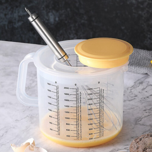 Plastic Ounce Measuring Cups and Mixing Pitcher for Baking with Guard 2