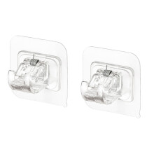 No Drill Self-Adhesive Curtain Rod Holder for Versatile Home Use
