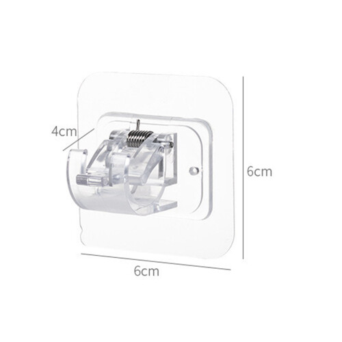 No Drill Self-Adhesive Curtain Rod Holder for Versatile Home Use 1