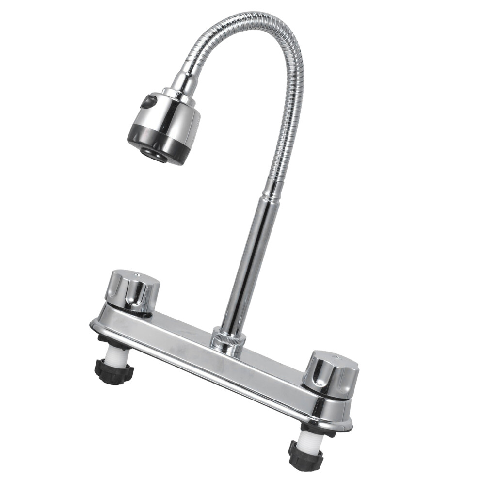 Modern Dual-Use Kitchen Sink Mixer Faucet, 26.5Cm, Hot Cold 6931348101248