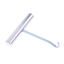 Stainless Steel Stringing Puller for Badminton and Tennis, Curved Awl Design, Durable Stringing Tool