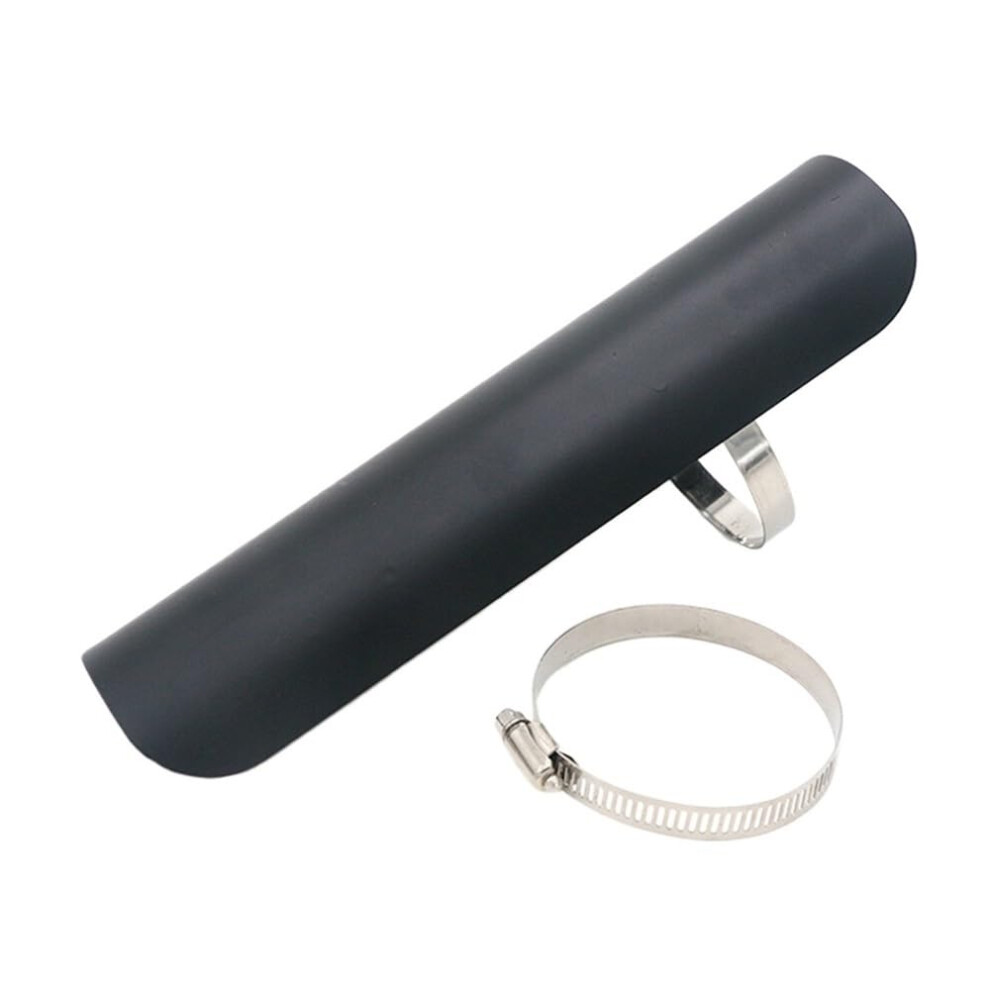 Moto Muffler Heat Shield Cover For Yamaha Harley Davidson Motorcycle Exhaust Pipe Silencer Guard Black 6038364242341