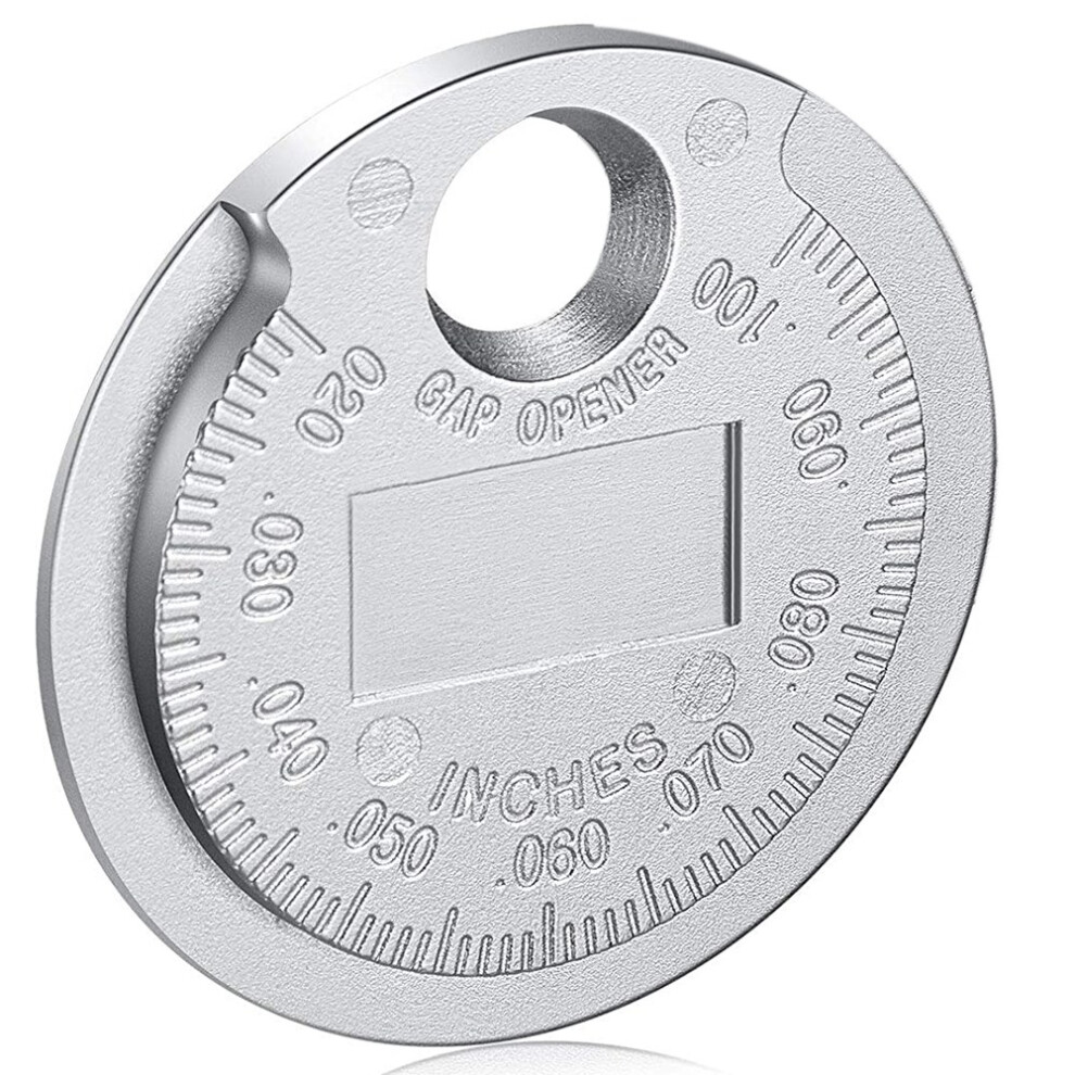 Spark Plug Space Tool Gapper Gauge- Scaled From .020Inch To .100Inch 4851886127130