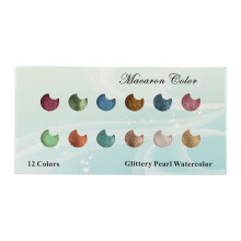 Glitter Watercolor Paint Solid Packing Metal