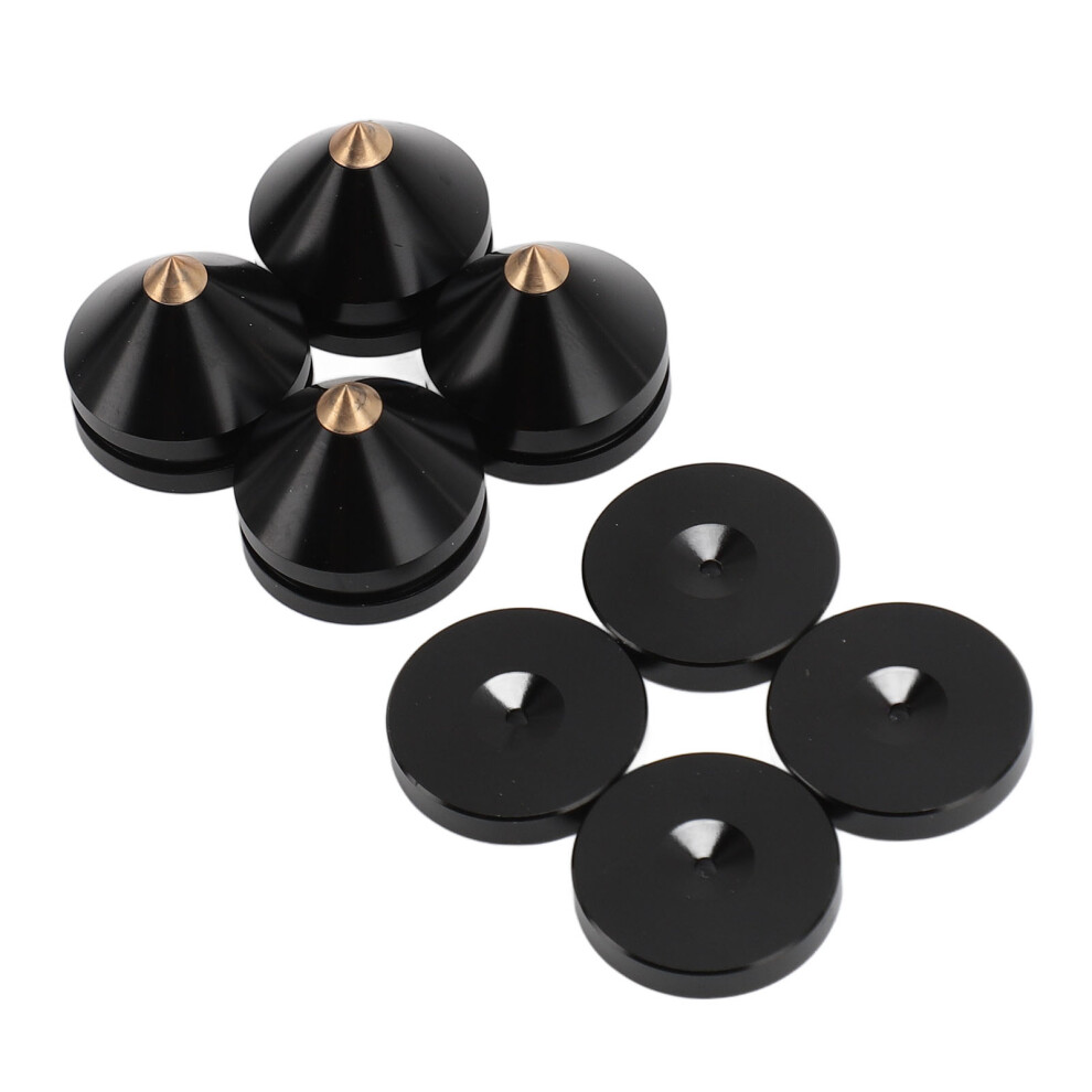 Speaker Vibration Absorber Isolation Spikes For Amplifiers - 4Pc Black 9391348116203