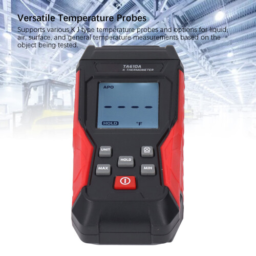 High Accuracy Surface Temp Meter K/J Type Thermocouple, 0-1372 2