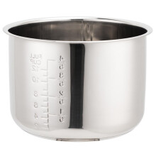 Rice Cooker Inner Tank Stainless Steel Pot Compatible with Instant Cooker and Other Models Cooking Pot Accessories