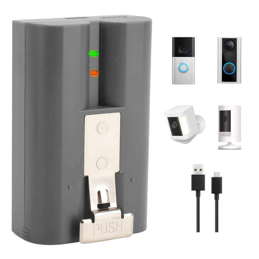 8000Mah Rechargeable Lithium Battery For Video Doorbell Camera 3/3Plus/4 8711348125035
