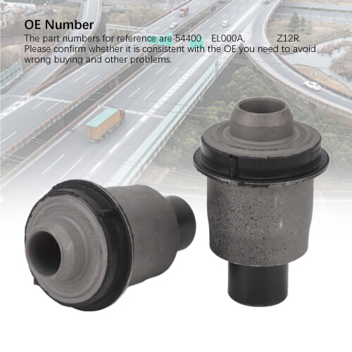 2Pcs Rear Subframe Bushing for Versa Sedan/Hatchback 2007-2012 2