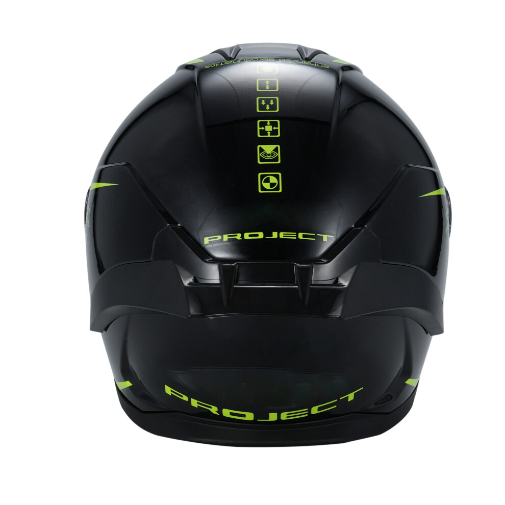 Full Face Motorcycle Helmet Unisex Adult, Size M, Black & Green, Four Seasons Riding Gear-image-OPC-PKDMWS6-NEW