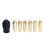 7Pcs Brass Collet 1.0/1.6/2.0/2.4/3.0/3.2 + Check-Gold Other 4