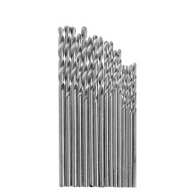 16Pcs HSS White Steel Twist Drill Bit Set 0.8-1.5mm For-Silver