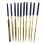 New 10Pcs for Titanium Diamond Coating Needle Flat-Blue 140mm 1