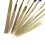 New 10Pcs for Titanium Diamond Coating Needle Flat-Blue 140mm 3