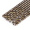 Durable Cast Iron Hard Plastic HSS Twist Drill Bits Set-Brown 3