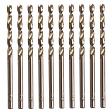 HSS Titanium Coated Twist Drill Bits High Speed Steel-Brown