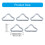 5Pcs Triangle Rings Buckle V Rings High Strength Corrosion 3